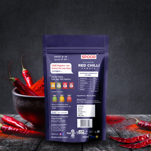 Kashmiri Red Chilli Powder 500 Gram - Image 8