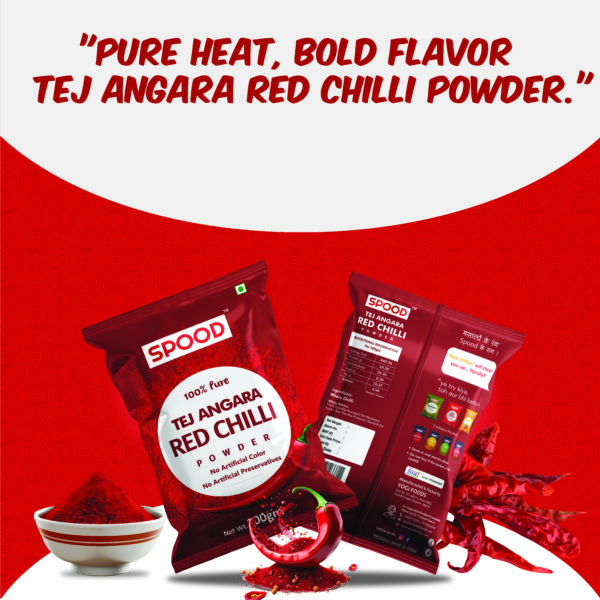 Tej Angara Red Chilli Powder 100 Gram - Image 6