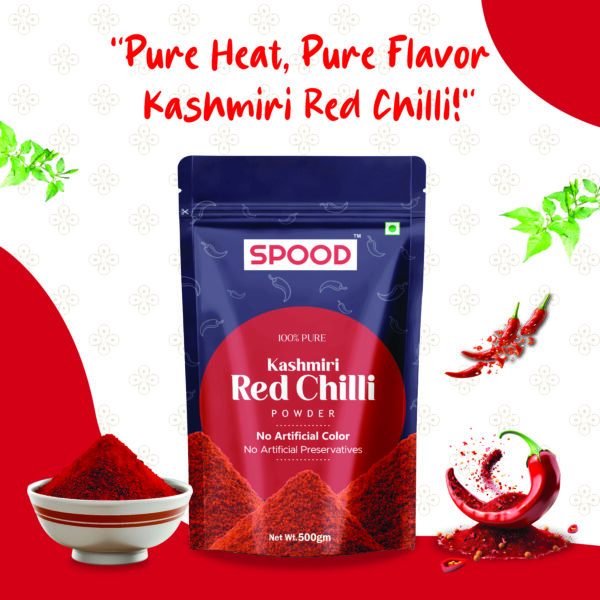 Kashmiri Red Chilli Powder 500 Gram - Image 3