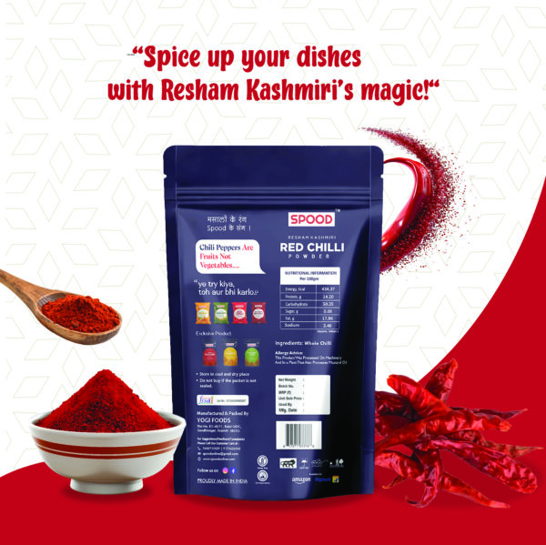 Resham Kashmiri Red Chilli Powder 500 Gram - Image 4