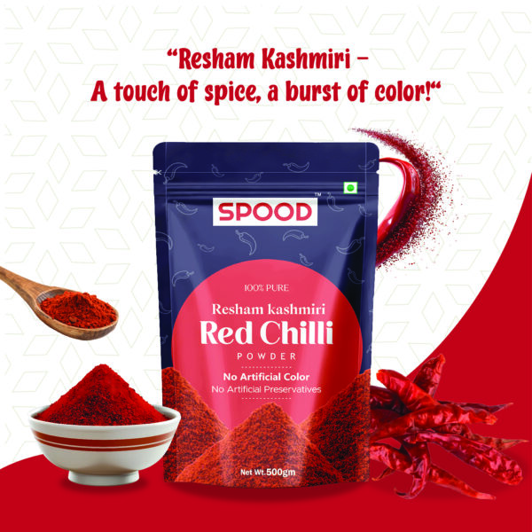 Resham Kashmiri Red Chilli Powder 500 Gram - Image 3