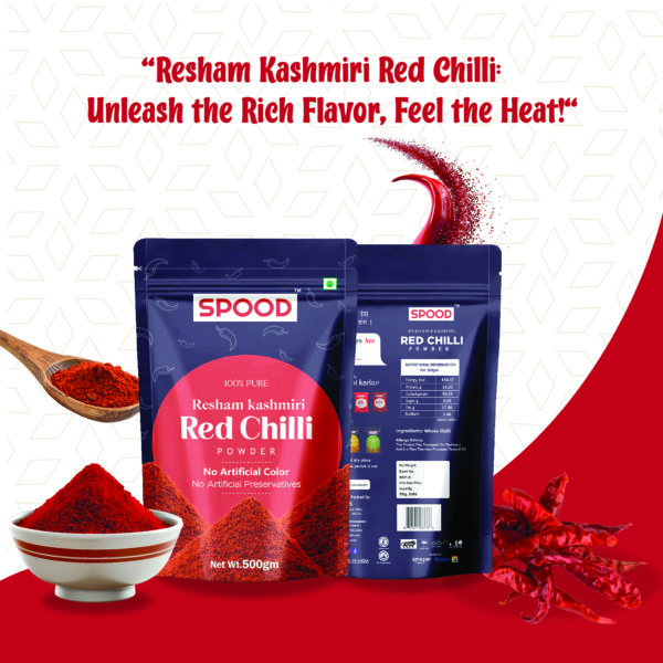 Resham Kashmiri Red Chilli Powder 500 Gram - Image 5
